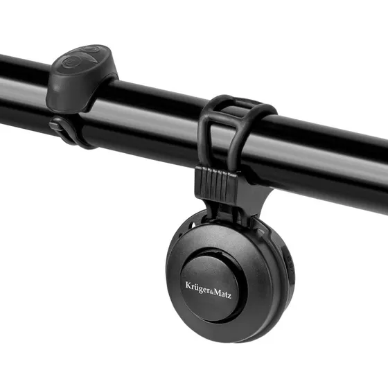 Kruger&Matz XH20 Elektronische Fahrradklingel USB-Wiederaufladbar IP65 Schwarz