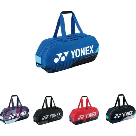 YONEX Pro Tournament Bag 92431W Cobalt Blue - 2 Fächer, 6 Rackets