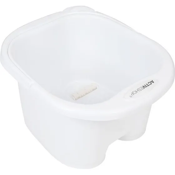 Ellashaar Fußbadewanne mit Massagerollen weiß