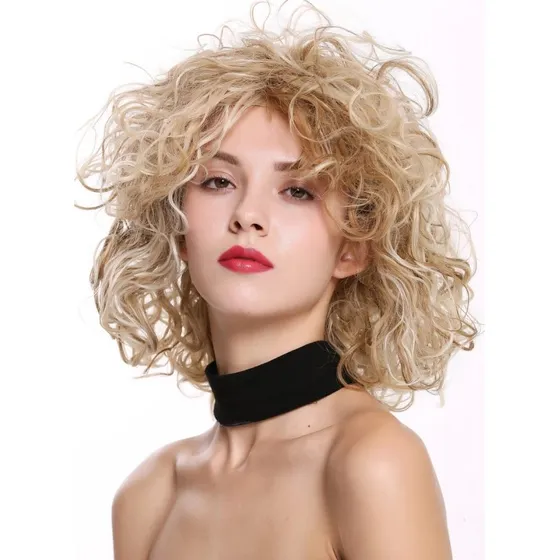 DW-2698-B27BH25DBH613 Wild Lockig Blond Mix Kurz Percke