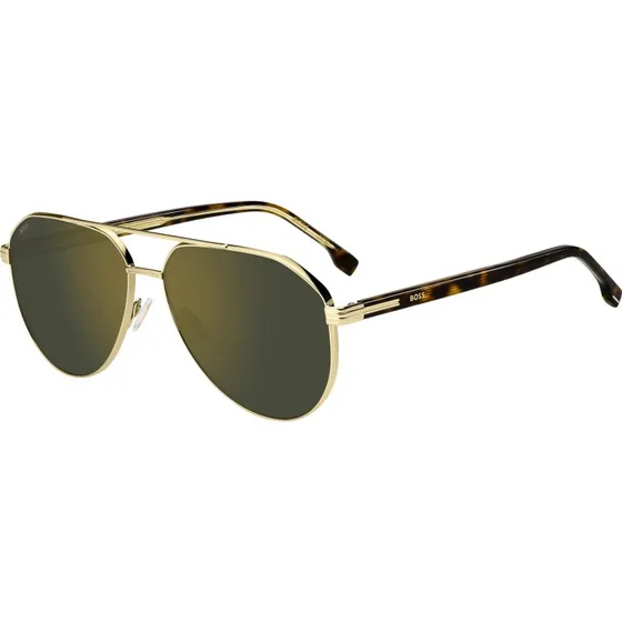 Hugo Boss BOSS-1747-S Gold/Green Gold Mirrored 60/14/150 Herren Sonnenbrille