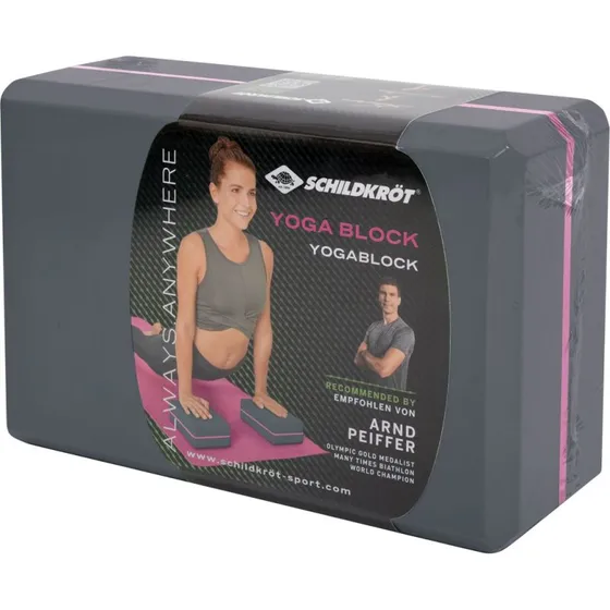 Schildkröt Yoga Block 200 g grau/pink