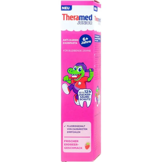 Theramed Junior Erdbeer Anti-Karies Zahnpasta 75 ml