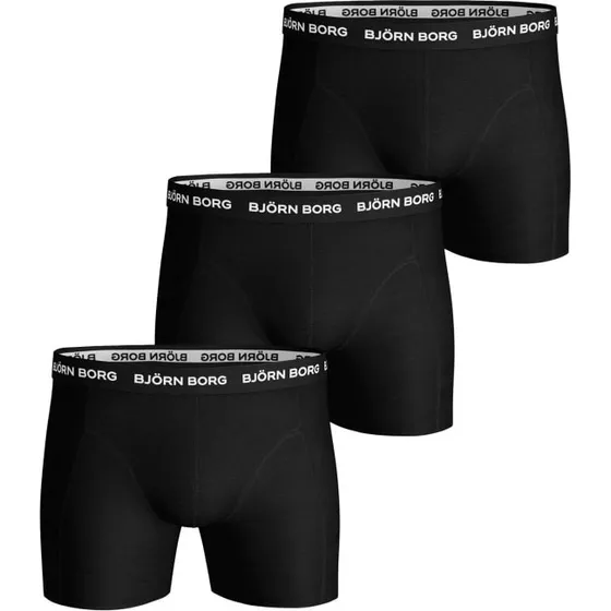 Björn Borg Essential Boxer 3er-Pack schwarz