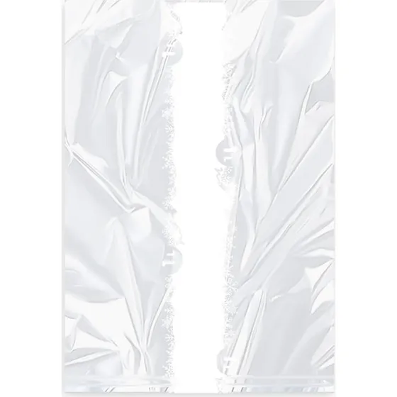 Bosch Gefrierbeutel 16 Liter mit Verschlussclips, LDPE, transparent-milchig