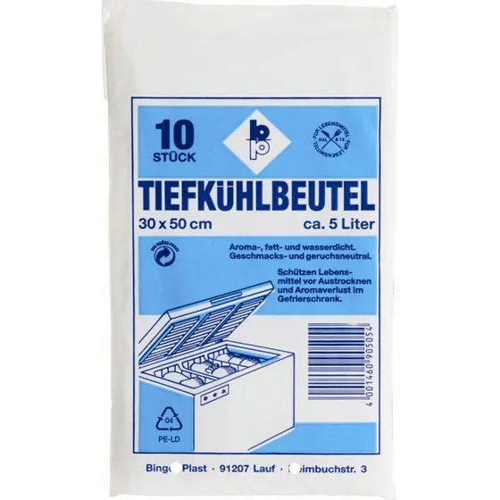 Bingo-plast Tiefkhlbeutel 30x50 cm, 5 l, 10 Stck