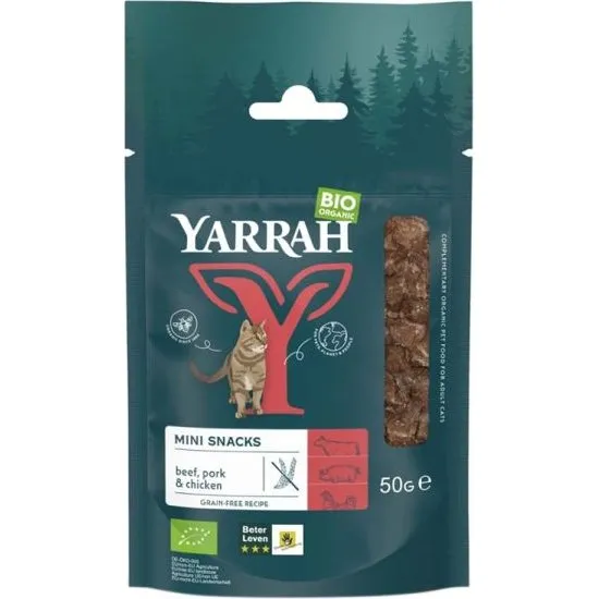 YARRAH Bio-Mini-Snack Rind getreidefrei 50g