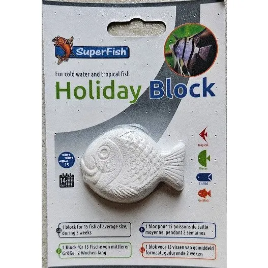 Superfish Holiday Block – 2 Wochen Ferienfutter für Zierfische