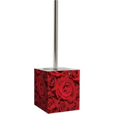 Sanilo WC-Bürste Rosen, 37 cm, Edelstahl, auswechselbarer Kopf