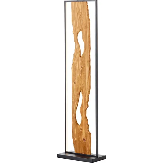 Brilliant AG Chaumont Standleuchte 120 cm schwarz/holz