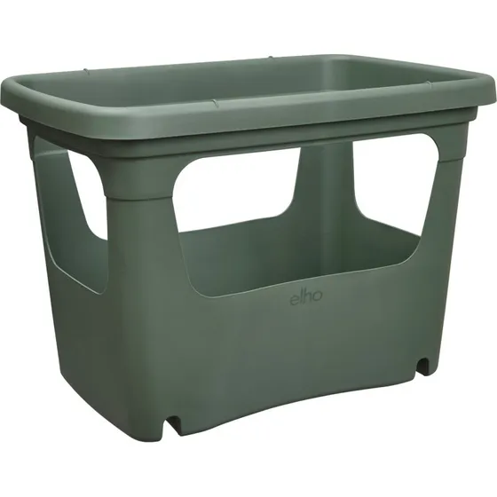 elho Green Basics Stack & Grow 50, Ø50,9 x H35,7 cm, Schwarz/Living Schwarz