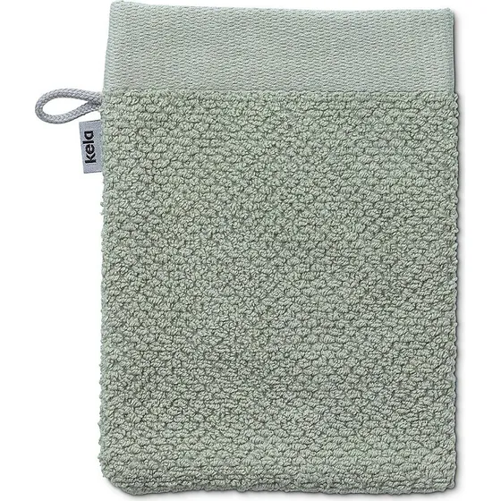 Kela Waschhandschuh Lavinia hellgrau 15x21 cm