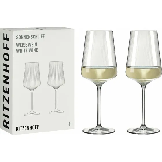 RITZENHOFF SONNENSCHLIFF 2er-Set Weißweinglas 400 ml