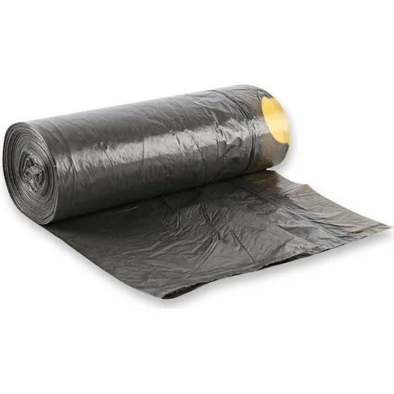 Hygoclean Mllbeutel mit Zugband Eco 60 l, grau, LDPE, Rolle