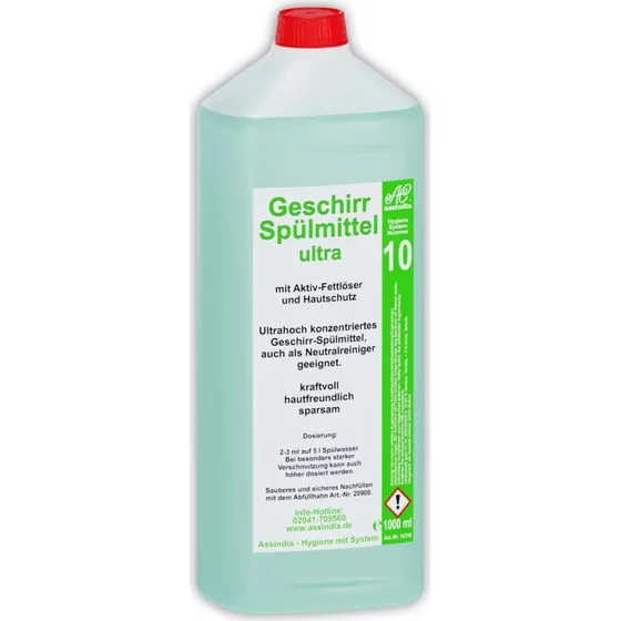 Assindia Ultra Plus Geschirrsplmittel 1000 ml