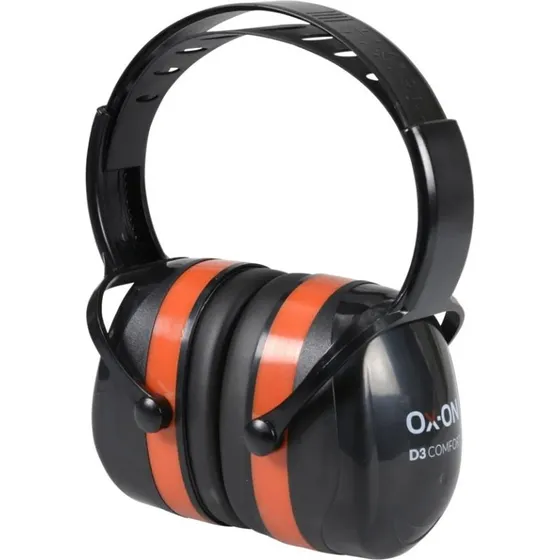 OX-ON D3 Comfort Gehörschutz, Schwarz/Rot
