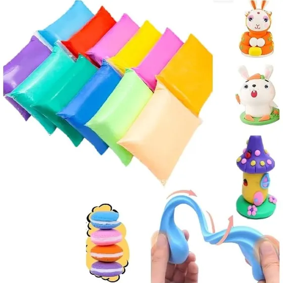 Wisam® Lufttrocknende Knete 36 Farben mit Werkzeug