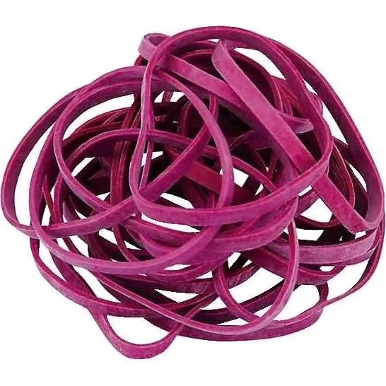 WIHED Gummibnder 130x10 mm rot 1000 g