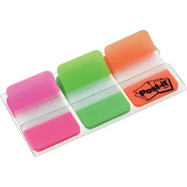 Post-it Index Strong Ablagetabs 25,4 x 38,1 mm, 3 Farben