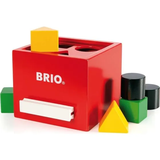 Brio Steckkasten klassisch - Holzsortierbox in bunt