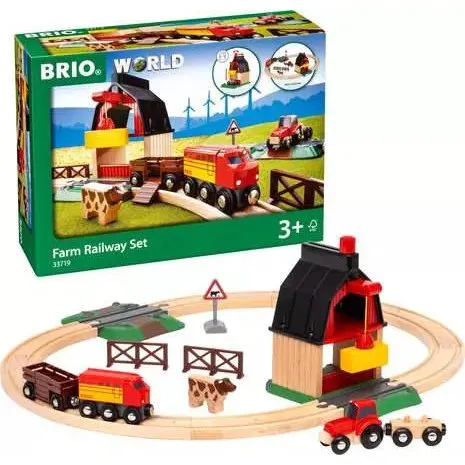 BRIO World Bahn Bauernhof-Set (20 Teile)