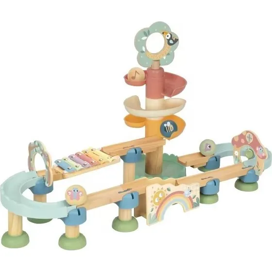 Divit KB1 Kugelbahn aus Holz, 71,5 x 41 cm