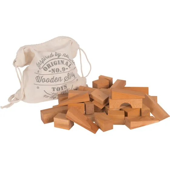 Wooden Story Holzbausteine natur XL 50 Stück