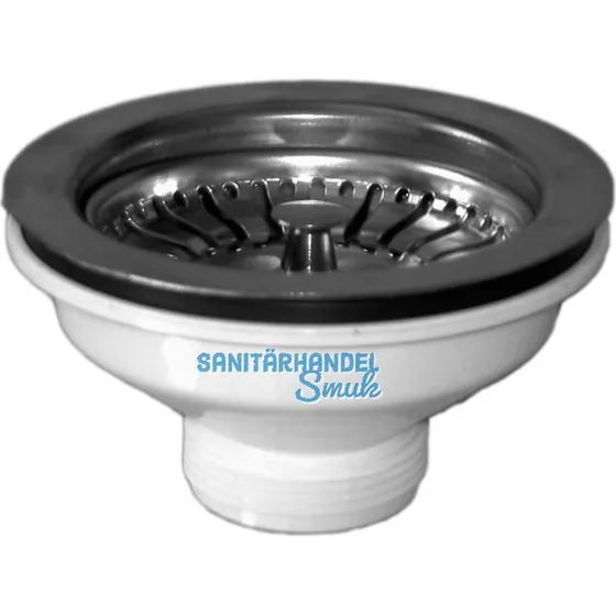 HL1490 Ablaufventil Edelstahl 90 mm