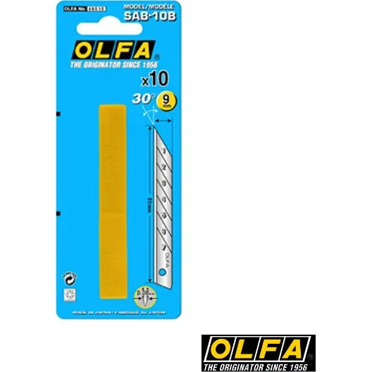 Olfa SAB-10B 10er Ersatzklinge 30° für SAC-1 Cutter