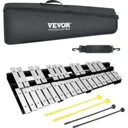 VEVOR Glockenspiel-Xylophon-Set 30 Töne mit Schlägeln & Tragetasche