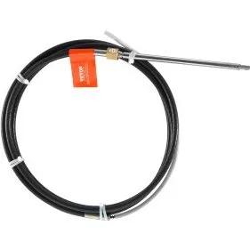 VEVOR 17 Fuß Marine-Drehlenkkabel, 500 kg Zugfestigkeit, schwarz