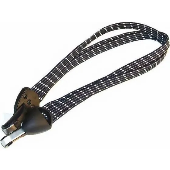 Bibia Dreifach Spanngurt Haken Schwarz/Weiß/Grau