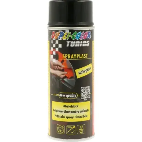 Dupli-Color Sprayplast schwarz seidenglänzend 400 ml