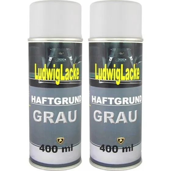 Rust-Ox 2x400ml Grau Haftgrund Rostschutz Profi-Grundierung Made in Germany