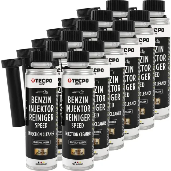 TECPO 12x300ml Injektor-Reiniger Ester Benzineinspritzdüse