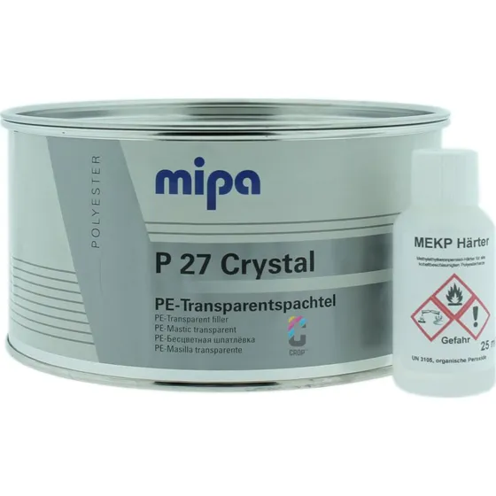 MIPA P 27 Crystal 2K Spachtel 1 kg farblos