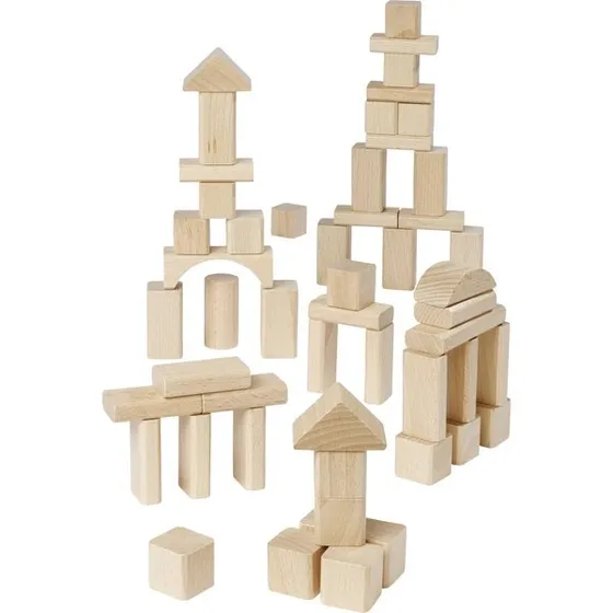 Eichhorn Natur Holzbausteine 50-tlg. Buchenholz