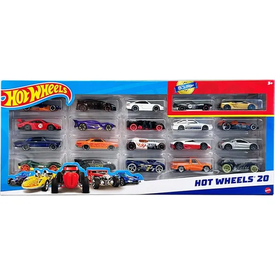 Hot Wheels H7045 20er-Pack 1:64 Die-Cast Fahrzeuge