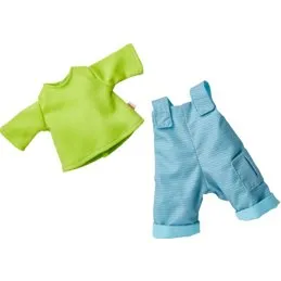 HABA Kleiderset Freizeitspaß, 30 cm, T-Shirt & Latzhose