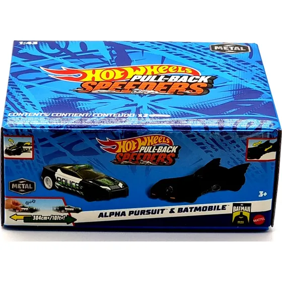 Mattel Hot Wheels Pull-Backs 2-Pack 1:43