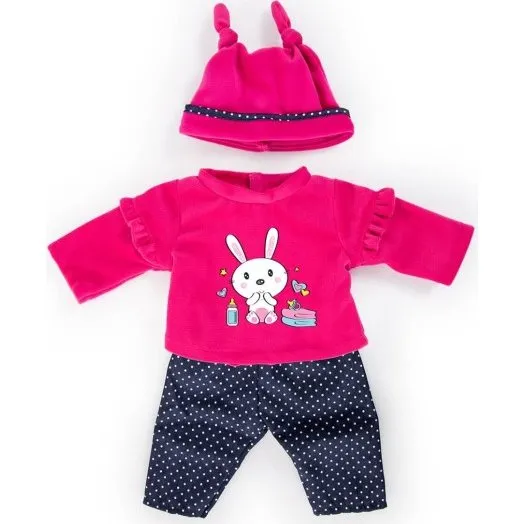 Bayer Puppenkleidung Hase, 3-teiliges Set für Puppen bis 38 cm