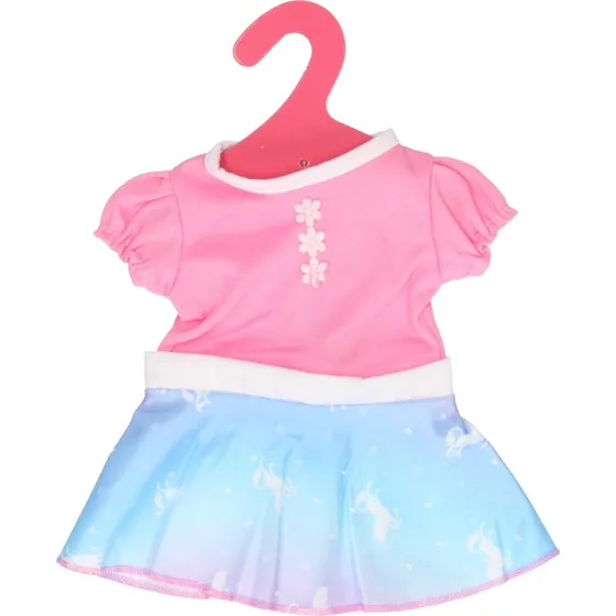 Baby Rose Puppenkleid 40–45 cm, Farbmix