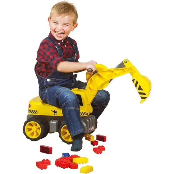 BIG Power-Worker Maxi Kipper – Spielzeug-Bagger ab 2 Jahren