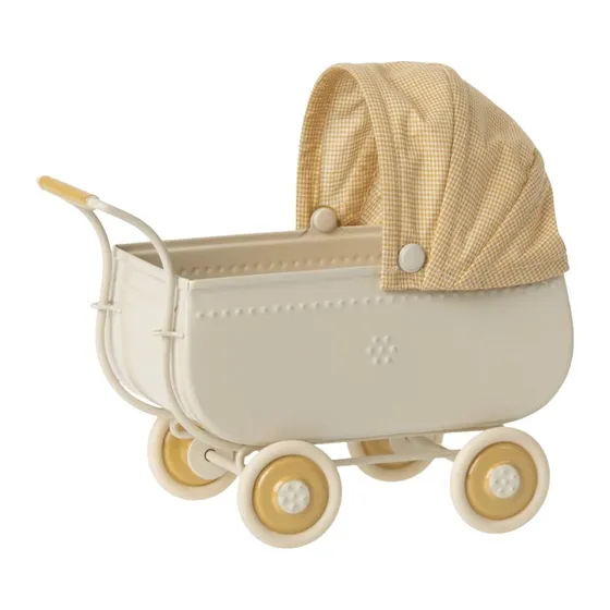 Maileg Vintage Puppenwagen Micro Gelb