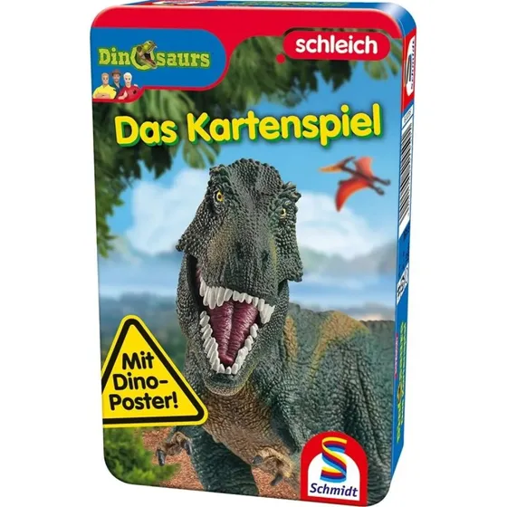 Schleich® Dinosaurs Kartenspiel in Metalldose