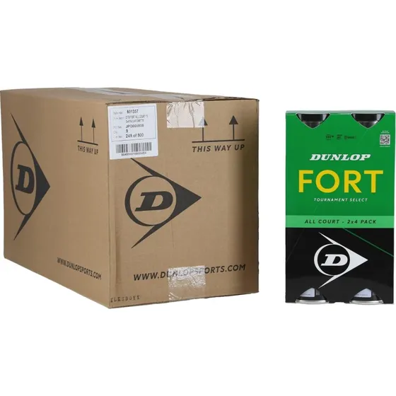 Dunlop Fort All Court Tennisbälle 18x4er Dose (gelb)