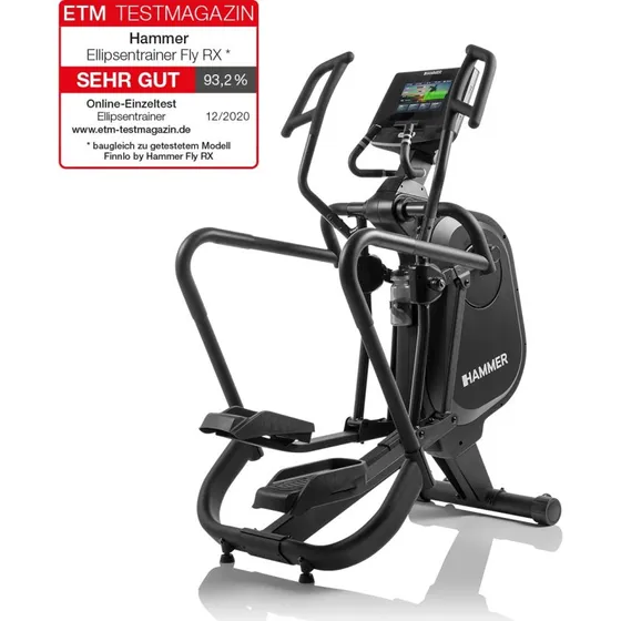 HAMMER Fly RX Ellipsentrainer 10" Touchscreen
