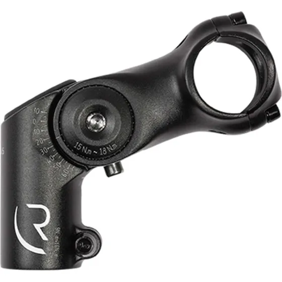 RFR verstellbarer Vorbau MTB 31,8 mm schwarz -10° bis +80°
