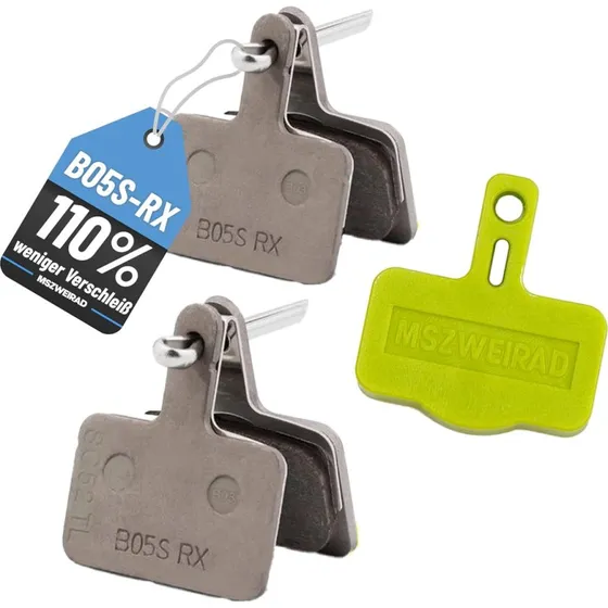 Shimano B05S-RX Bremsbeläge 2x lose + Bleeding Block