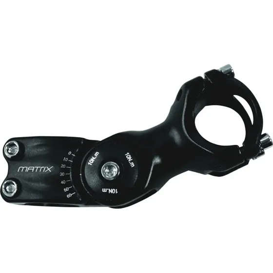 MATRIX Ahead-Vorbau ST16 Alu 31,8 mm schwarz-matt 90 mm